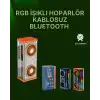 RGB Işıklı Şeffaf Tasarım Kablosuz Bluetooth Hoparlör