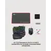 RGB Klavye + Mouse + Dönüştürücü Seti – Mobil Oyunlarda Üstün Kontrol