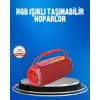 Rgb Led Işıklı 20w Taşınabilir Hoparlör Bluetooth 5.3 + Type-c Şarj