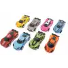 Road Masters 8li Plastik Yarış Arabaları