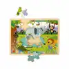 S01002909 WOODEN PUZZLE VEHICLES ANMALS 5 PCS 2 AST