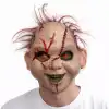 Saçlı Chucky Korku Maskesi – Gerçekçi Dikişli ve Detaylı Maske