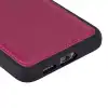 Samsung Galaxy S24 Plus Uyumlu Deri Arka Kapak Gül Kurusu