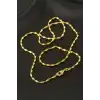 Sarı Renkli Bugulu Zincir Kolye