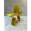 Sarı Yıldız Mumluk Modern Salon ve Raf Dekoru