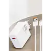 Şarj Aleti 67W Hızlı Şarj Turbo Type-C Uyumlu Şarj Adaptörü Kablosu