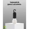 Şarjlı Kancalı Led Lamba – Kamp, Balkon Ve Acil Durum Işığı