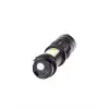 Şarjlı Led El Feneri - 14500 Pil Dahil, 4 Işık Modu, Mini Boy