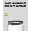 Şarjlı Led Kafa Feneri | 4 Modlu Akıllı Sensörlü Far | Su Geçirmez Ipx5 Kamp Ve Balıkçı Lambası
