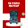 Şarjlı Matkap Seti Çift Akülü Zengin Uçlu ve Çantalı