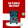 Şarjlı Matkap Seti Çift Akülü Zengin Uçlu Ve Çantalı
