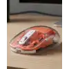 Şeffaf Kablosuz Mouse Bluetooth Bağlantılı Sessiz Tıklama