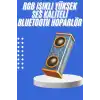 Şeffaf Mecha Taşınabilir Bluetooth Hoparlör Kablosuz Yüksek Ses Kaliteli