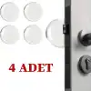Şeffaf Silikon Mobilya ve Kapı Durdurucu Darbe Pedi 4lü Set