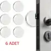 Şeffaf Silikon Mobilya ve Kapı Durdurucu Darbe Pedi 6lı Set