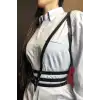 Seksi Günlük Göğüs Deri Harness 1058