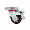 Servis Tekeri - Tablalı Frenli Siyah Döner - Çap 100 Mm
