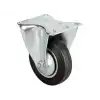 Servis Tekeri - Tablalı Siyah Sabit - Çap 100 Mm