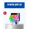 Sese Duyarlı 10M Smart Şerit Led IOS Android Kontrollü RGB Işık