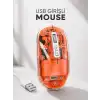 Sessiz Kablosuz USB Girişli Mouse Fare Yüksek Performanslı