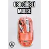 Sessiz Kablosuz USB Girişli Mouse Fare Yüksek Performanslı