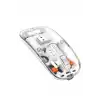 Sessiz Tıklama Çift Modlu Bluetooth Ve Alıcı Şeffaf Mouse Fare
