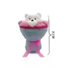 Sevgi Buketi Peluş Ayıcıklı Peluş Çiçek Buketi 40 cm