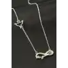 Sevgilim Yazılı Sonsuzluk Şans Kolye