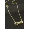 Sevgilim Yazılı Sonsuzluk Şans Kolye
