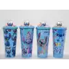 Sevimli Stitch Pipetli Boncuklu Termos Ve Suluk