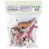 SH-9001-Vardem Poşetli 6Pcs 8 İnch  Çiftlik Hayvan ve Dinozor Set