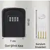 Şifreli Anahtar ve Eşya Saklama Güvenlik Kasası