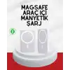 Şık Tasarımlı MagSafe Araç Telefon Tutucu Type-C Girişli