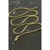 Silindir Zincir Çelik Kolye 55 cm