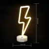 Şimşek Neon LED Lamba