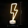 Şimşek Neon LED Lamba
