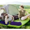 Şişme Kamp ve Yolculuk Yastığı - Ergonomik - Kadife Yüzey