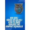 Siyah Bluetooth Hoporlör Baykuş Speaker Bluetooth 5.0 Bağlantılı