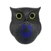 Siyah Bluetooth Hoporlör Baykuş Speaker Bluetooth 5.0 Bağlantılı