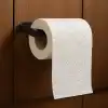 Siyah Metal Tuvalet Kağıdı Tutucu Mat Kaplama Banyo Peçetelik