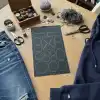 Siyah Yapışkanlı Yama Tamir Bantları