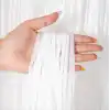 Soft Beyaz Renk Duvar ve Kapı Perdesi