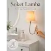 Soket Tipi Ayarlanabilir Başlıklı Dekoratif Gece Lambası