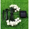 Solar 5m 28 Led Top RGB Siyah Kablolu