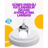 Solar Enerjili Katlanabilir Led Kamp Ve Bahçe Lambası