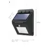 Solar Güneş Enerji Panelli Sensörlü Lamba Enerji Tasarruflu