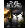Solar Sensörlü Duvar Lambası Bahçe Lambası Parlak Beyaz Işık Suya Dayanıklı