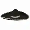 Sombrero Meksika Şapkası Gümüş Şeritli Yetişkin Boy