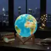 Standlı Işıklı Dünya Küre