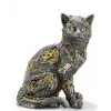 Steampunk Polyester Kedi Figürü Model 2